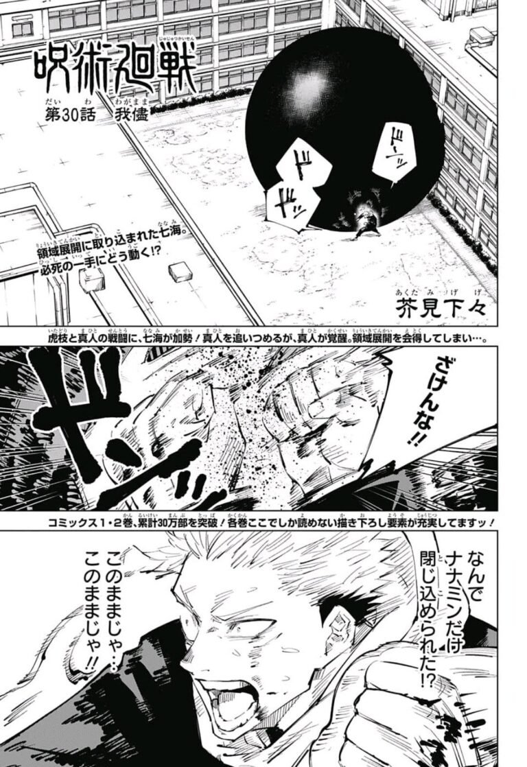 呪術廻戦 Raw Chapter 30